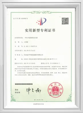 Large air volume ozone patent
