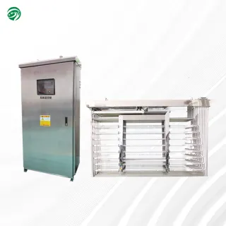 Open channel ultraviolet disinfection system