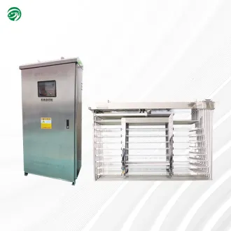 Open channel ultraviolet disinfection system