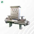Pneumatic cleaning type UV sterilizer