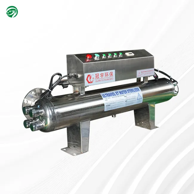 Medium flow type UV sterilizer