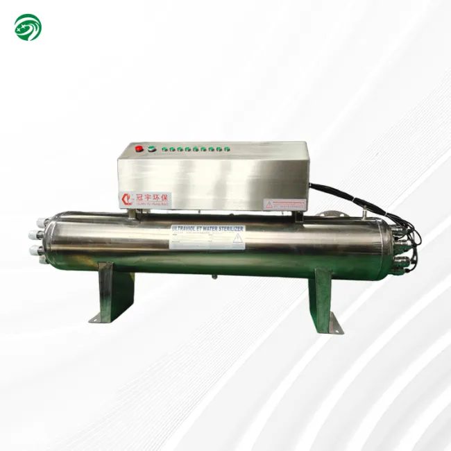 Medium flow type UV sterilizer