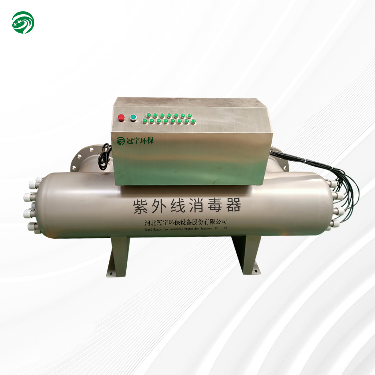 Large flow type ultraviolet disinfection device
