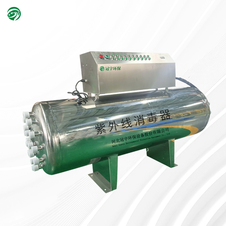Large flow type ultraviolet disinfection device