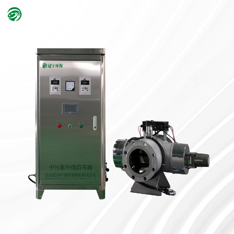 Planting (soilless cultivation) medium-pressure ultraviolet disinfector