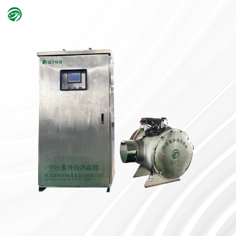 Planting (soilless cultivation) medium-pressure ultraviolet disinfector