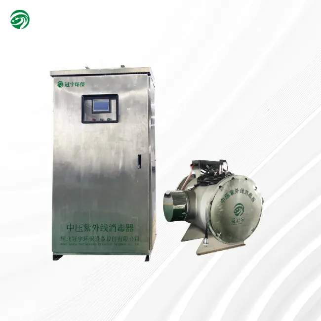 Planting (soilless cultivation) medium-pressure ultraviolet disinfector