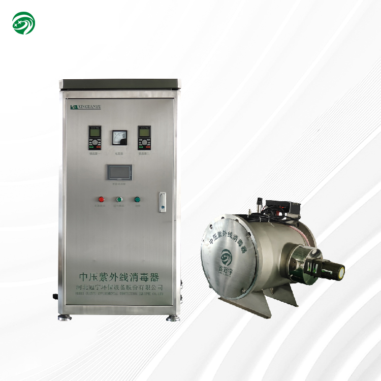 Planting (soilless cultivation) medium-pressure ultraviolet disinfector