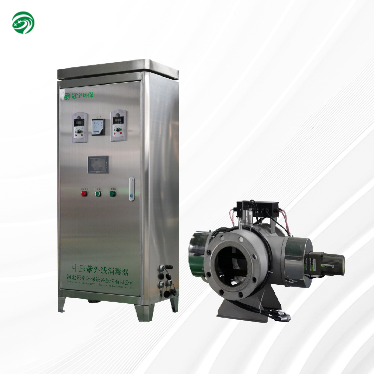 Planting (soilless cultivation) medium-pressure ultraviolet disinfector