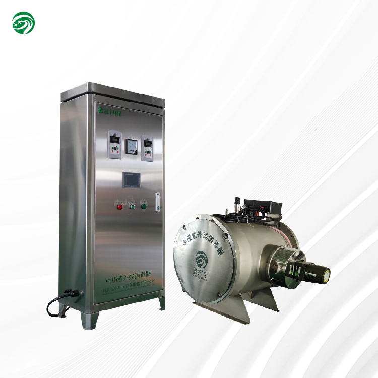 Circulating water medium-pressure UV sterilizer