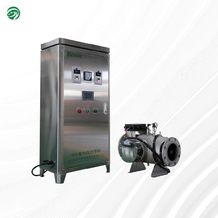Circulating water medium-pressure UV sterilizer