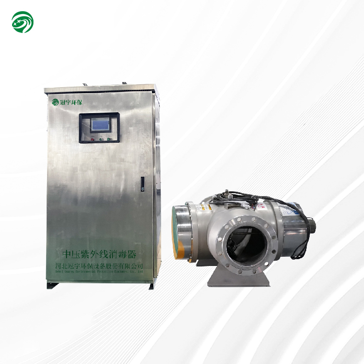 Circulating water medium-pressure UV sterilizer