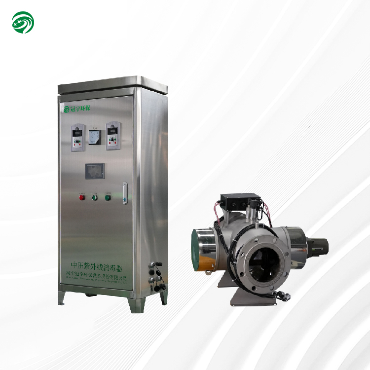 Medium-pressure UV sterilizer for food and beverages