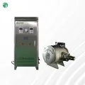 Medium pressure UV sterilizer for fitness pool