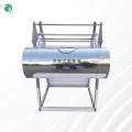 Floating drum overflow weir