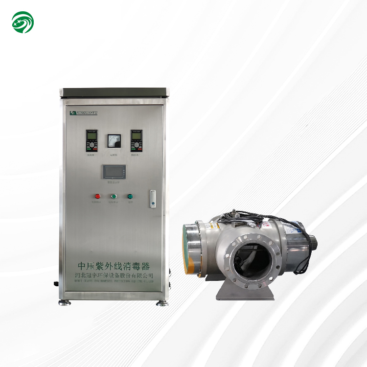Medium-pressure UV sterilizer for aquaculture