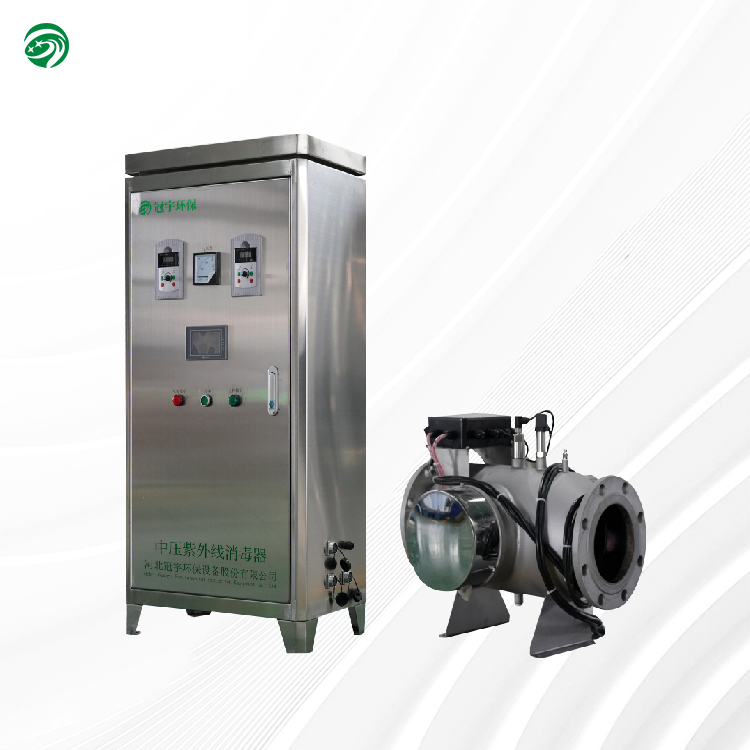 Medium-pressure UV sterilizer for the electronics industry