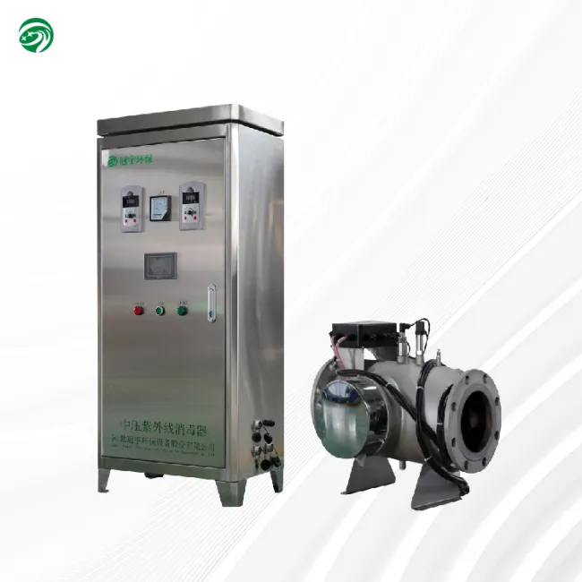 Medium-pressure UV sterilizer for the electronics industry