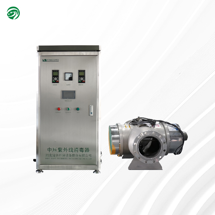 Medium-pressure UV sterilizer for the electronics industry